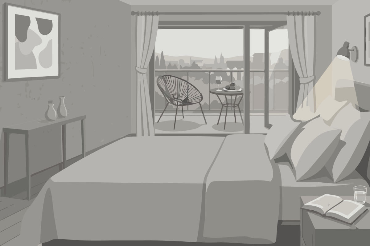 Deluxe Doppelzimmer mit Zustellbett